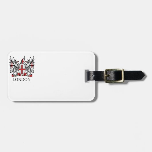 Londoner Wappen Gepäckanhänger (Vorderseite horizontal)