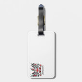 Londoner Wappen Gepäckanhänger (Rückseite vertikal)