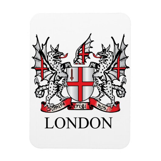 Londoner Wappen Magnet (Vertikal)