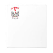 Londoner Wappen Notizblock (Vorderseite)