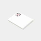 Londoner Wappen Post-it Klebezettel (angewinkelt)