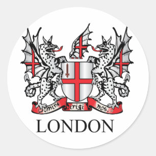 Londoner Wappen Runder Aufkleber