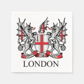 Londoner Wappen Serviette (Vorderseite)