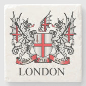 Londoner Wappen Steinuntersetzer (Vorderseite)