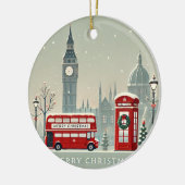 Londoner WeihnachtsWeihnachten | Big Ben & Festive Keramik Ornament (Links)