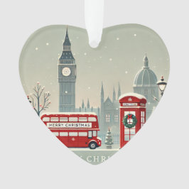 Londoner WeihnachtsWeihnachten | Big Ben & Festive Ornament