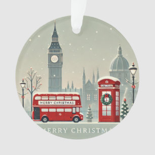 Londoner WeihnachtsWeihnachten   Big Ben & Festive Ornament