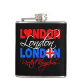 Londoner Zollfahne Flachmann (Vorderseite)