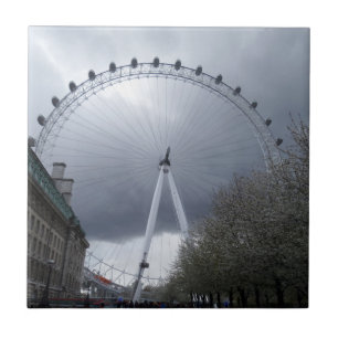 LondonEye Klein (10,8 cm x 10,8 cm) Keramik-Fotoka Fliese