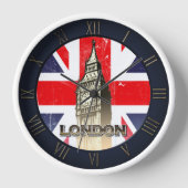 Londons berühmter Big Ben Wanduhr (Vorderseite)