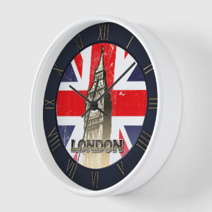 Londons berühmter Big Ben Wanduhr
