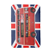 Londons berühmter Roter Bus Badematte (Vorderseite Vertikal)