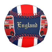 Londons berühmter Roter Bus Baseball (Rückseite)
