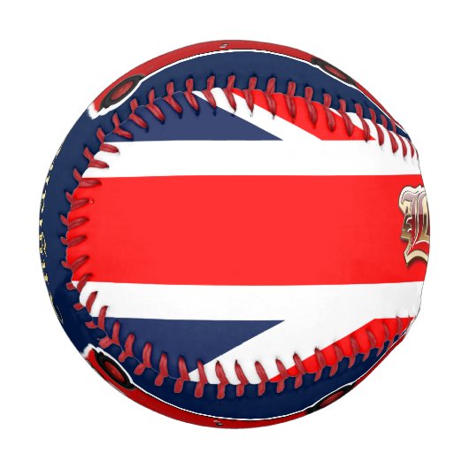 Londons berühmter Roter Bus Baseball (Vorderseite Links)