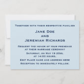 Londons berühmter Roter Bus Einladung (Rückseite)