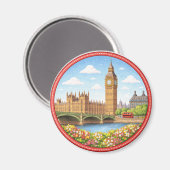 London's Big Ben Magnet (Vorderseite/Rückseite)