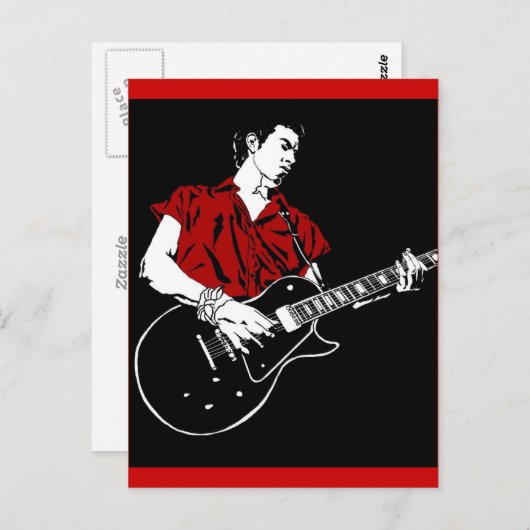 Londons Brennende Postkarte (Vorne/Hinten)