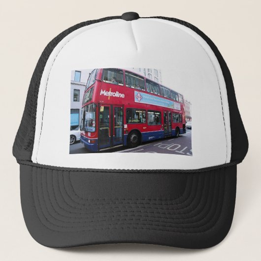 Londons Doppeldecker Truckerkappe (Vorderseite)
