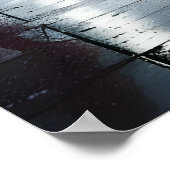 Londons Elegance im Regen Poster (Ecke)