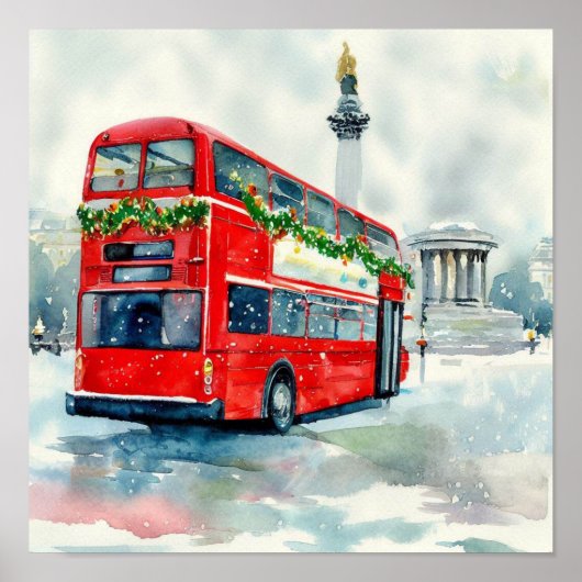 Londons Ikonische Doppeldecker-Busse, (B) Poster (Vorne)