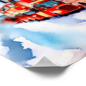 Londons Ikonische Doppeldecker-Busse, G Poster (Ecke)