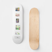 Londons Times-Cartoon auf hochwertigem Skateboard (Vorderseite)