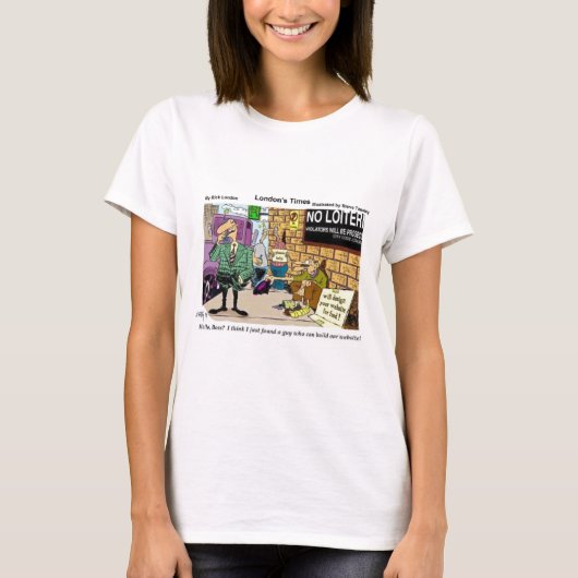 Londons Times Cartoon T-Shirts (Vorderseite)