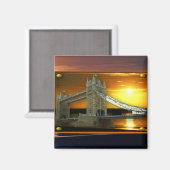 Londons Tower Bridge Magnet (Vorderseite/Rückseite)
