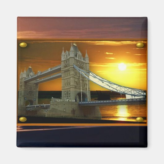Londons Tower Bridge Magnet (Vorne)