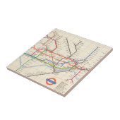 Londons Untergrund-Karte Fliese (Seite)