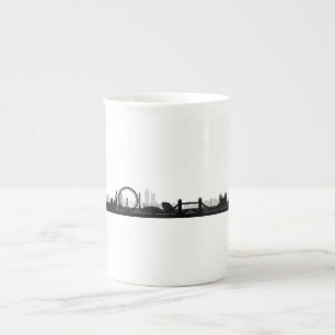 Londonskyline-Themed Tee-Tasse Porzellantasse