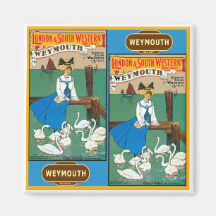 LondonsüdWestern-Eisenbahn Weymouth Magnet