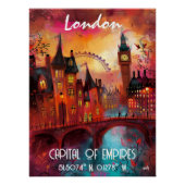 Londres en Arte Contemporáneo Poster (Vorderseite)