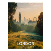 Londres: La Ciudad del Big Ben - Parques y Skyline Poster (Vorderseite)