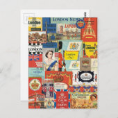 Londres Postkarte (Vorne/Hinten)