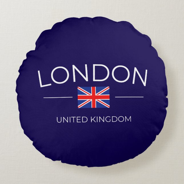Londres Rundes Kissen (Vorderseite)