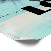 Londres: Skyline Arte de Linea Coordenadas y Foto Poster (Ecke)