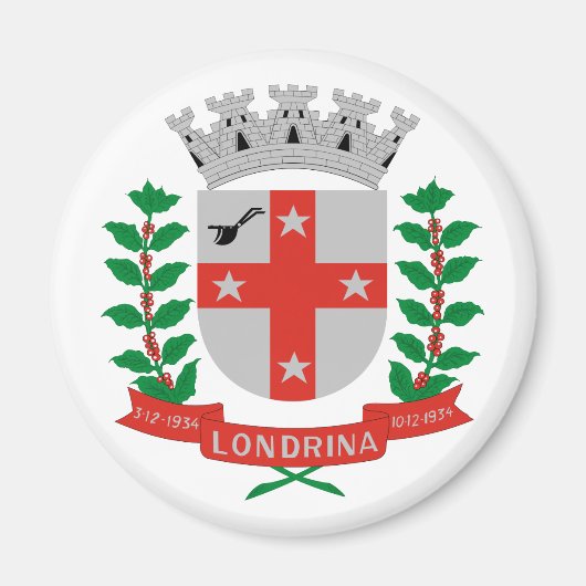 Londrina Parana, Brasilien Magnet (Vorne)