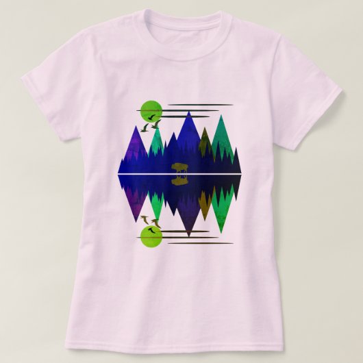 Lone Bison #2 T-Shirt (Design vorne)
