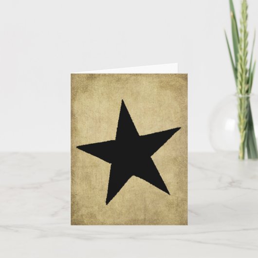 Lone Black Star - Prim Lil Mitteilungskarten (Vorderseite)