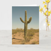 Lone Cactus Karte (Gelbe Blume)