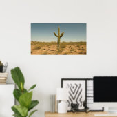 Lone Cactus Poster (Heimbüro)