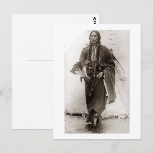 Lone Comanche Postkarte (Vorne/Hinten)