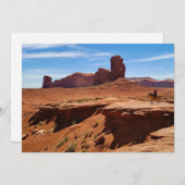 Lone Cowboy Feiertagskarte (Vorne/Hinten)