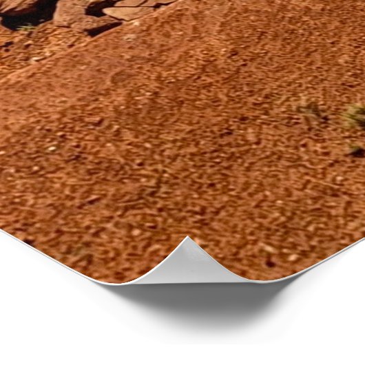 Lone Cowboy Poster (Ecke)