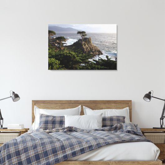 Lone Cypress - Leinenprint Leinwanddruck (Insitu (Schlafzimmer))