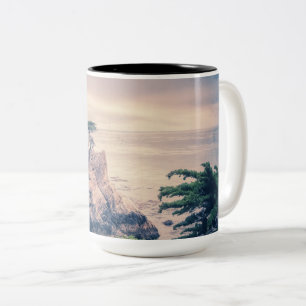 Lone Cypress Pebble Beach Zweifarbige Tasse