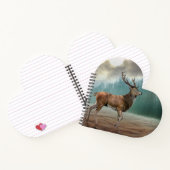 Lone Dee in Misty Forest Notebook Notizblock (Innenseite)