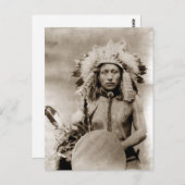 Lone Elk Postkarte (Vorne/Hinten)