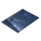 Lone Explorer Starry Night Notebook Notizblock (Linke Seite)